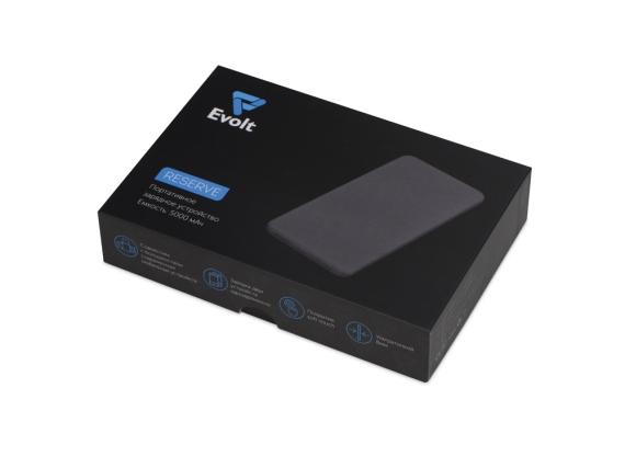 Внешний аккумулятор «Reserve» с USB Type-C, 5000 mAh