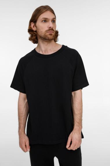 Футболка унисекс T2, черная, размер XL/XXL