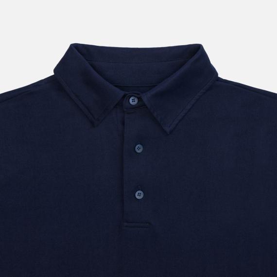 Рубашка поло унисекс Senti, темно-синяя, размер 4XL