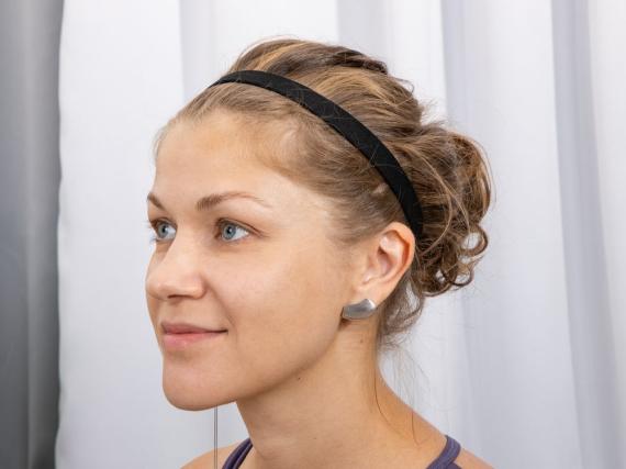 Повязка-резинка на голову Headway, черная