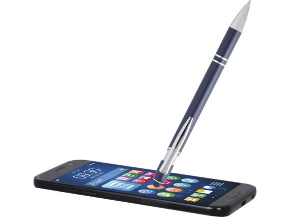 Ручка шариковая с серебристой отделкой «Kish»