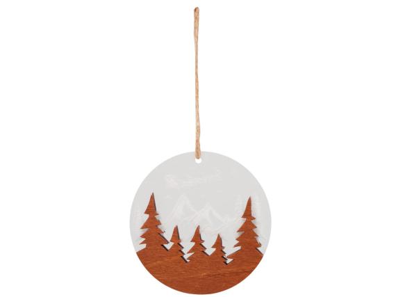 Деревянная подвеска на елку «Christmas»