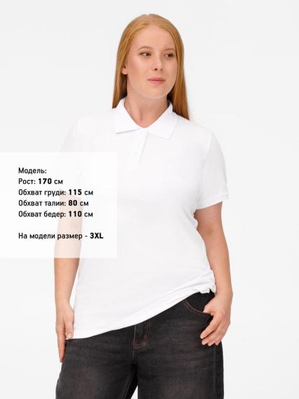 Рубашка поло женская Virma lady, белая, размер L