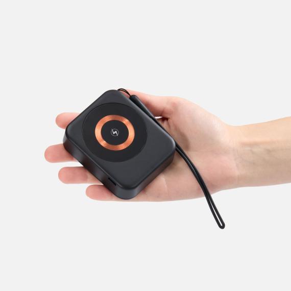 Набор для ухода за гаджетами с беспроводной зарядкой Rules, черный