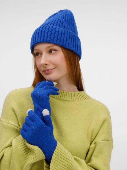 Перчатки сенсорные Spotti Senso, синие, размер S/M