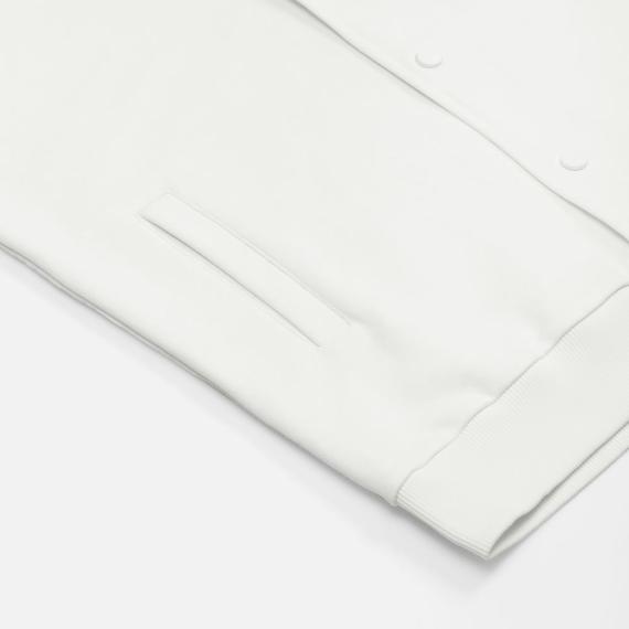 Бомбер унисекс Nuppu, молочно-белый, размер S