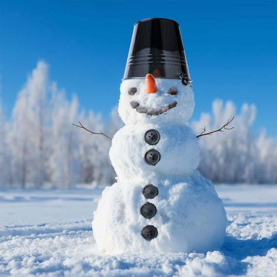 Набор для лепки снеговика «Все по-взрослому», без шарфа