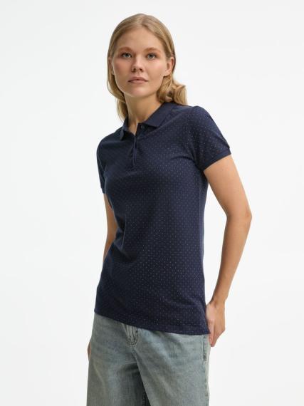 Рубашка поло женская Brandy Women темно-синий с белым, размер S