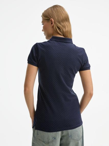 Рубашка поло женская Brandy Women темно-синий с белым, размер S