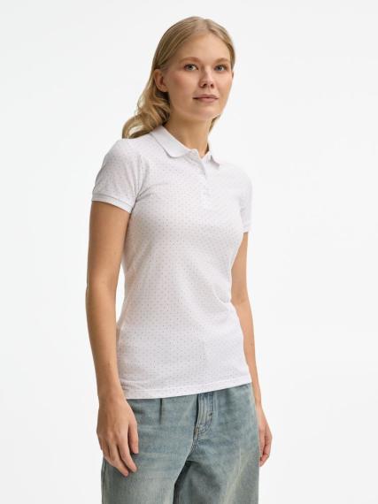 Рубашка поло женская Brandy Women белый/темно-синий, размер S