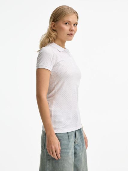 Рубашка поло женская Brandy Women белый/темно-синий, размер S