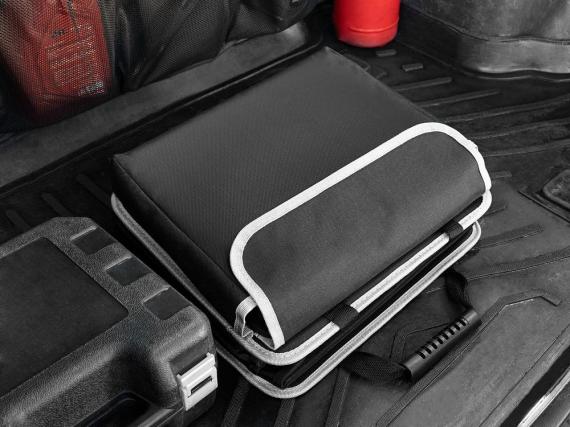 Органайзер в багажник с сумкой-холодильником Arranger, черный с серым