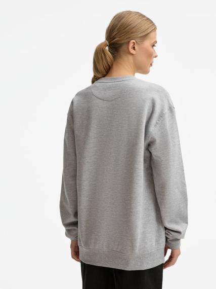 Свитшот унисекс Columbia, серый меланж, размер XS