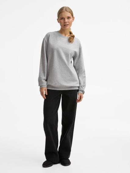 Свитшот унисекс Columbia, серый меланж, размер XS