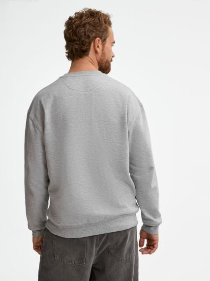 Свитшот унисекс Columbia, серый меланж, размер XS