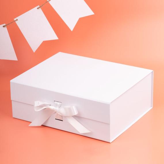 Коробка складная Rusetti, L, белая