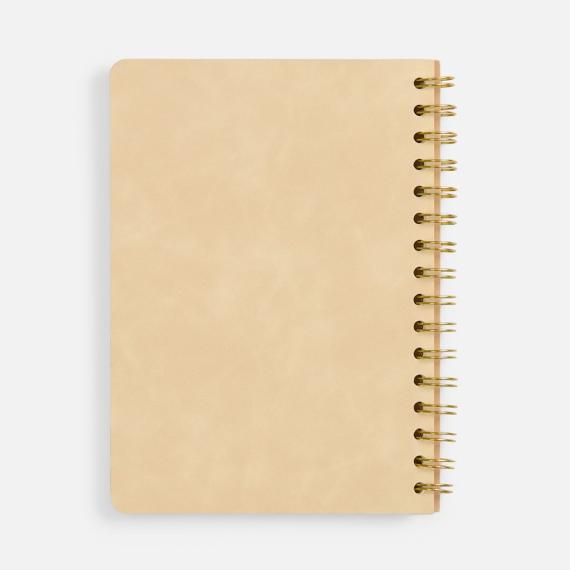 Ежедневник Spiral, недатированный, бежевый