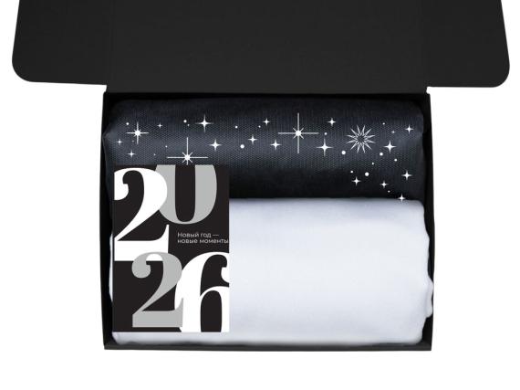 Подарочный набор «Re:Harmony» с палантином и термокружкой