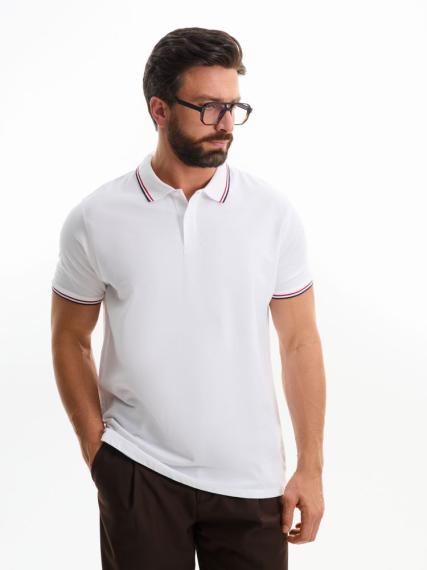 Рубашка поло мужская Prestige Men белая, размер L