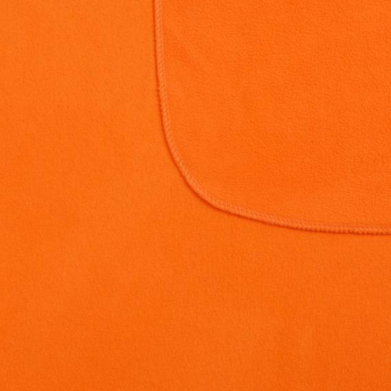 Флисовый плед Warm&Peace, оранжевый