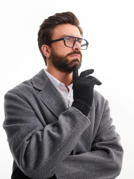 Перчатки Alpine, черные, размер S/M