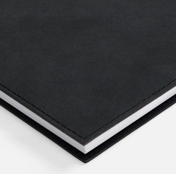 Ежедневник Notera Maxi, недатированный, черный