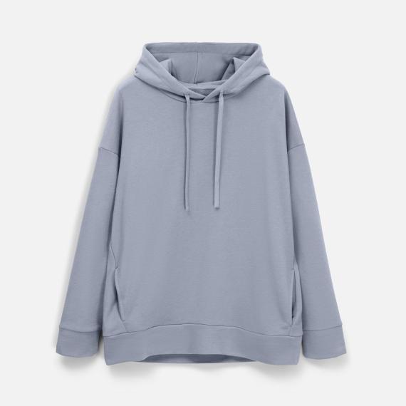 Худи унисекс H2, серое, размер XL/XXL