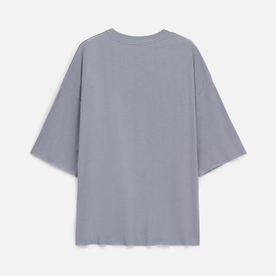 Футболка унисекс T1, серая, размер XS/S