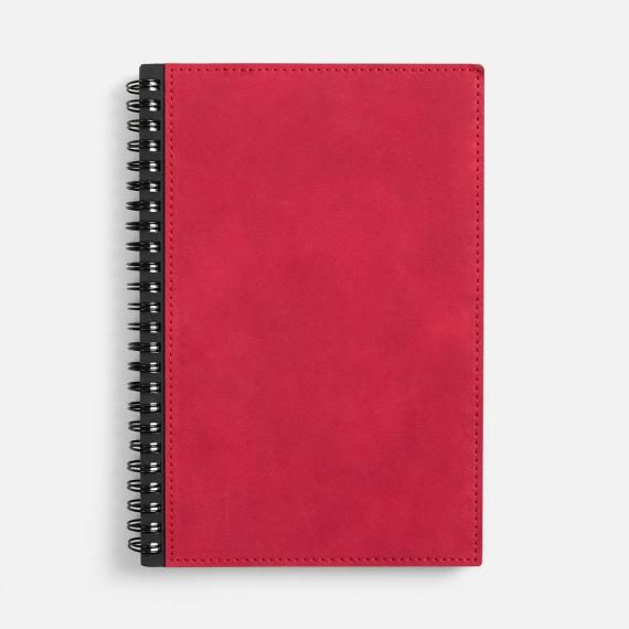 Ежедневник Notera Maxi, недатированный, красный