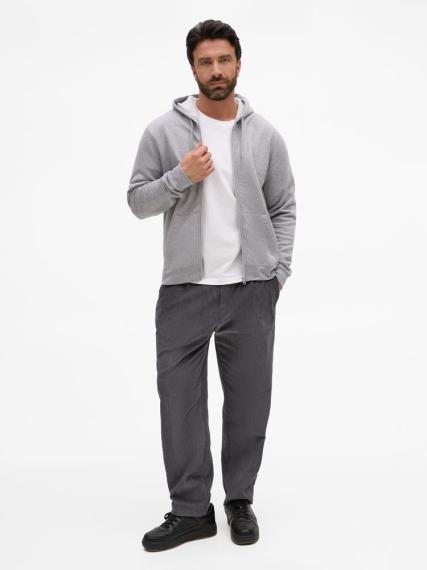 Толстовка унисекс Stone серый меланж, размер XS