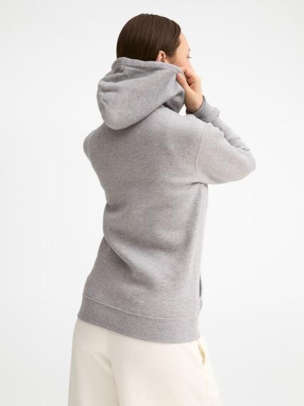 Толстовка женская на молнии с капюшоном Seven Women 290, серый меланж, размер XL