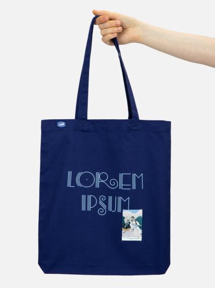 Холщовая сумка Avoska, темно-синяя (navy)