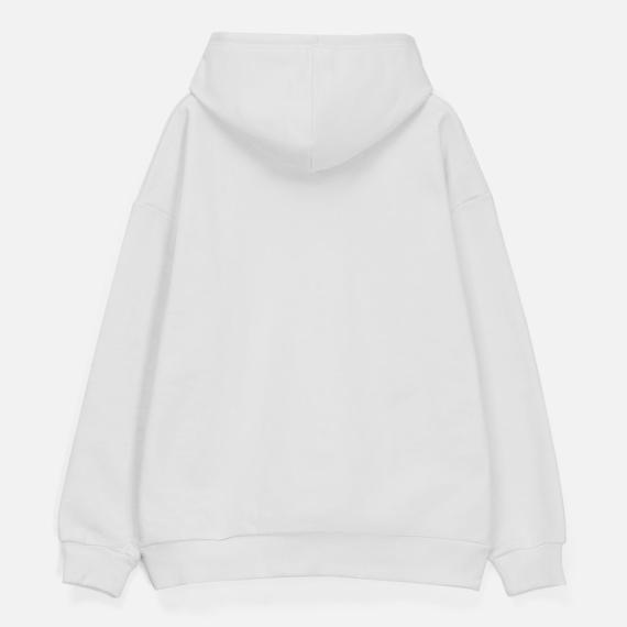 Худи унисекс оверсайз Daylero, белое, размер XS/S