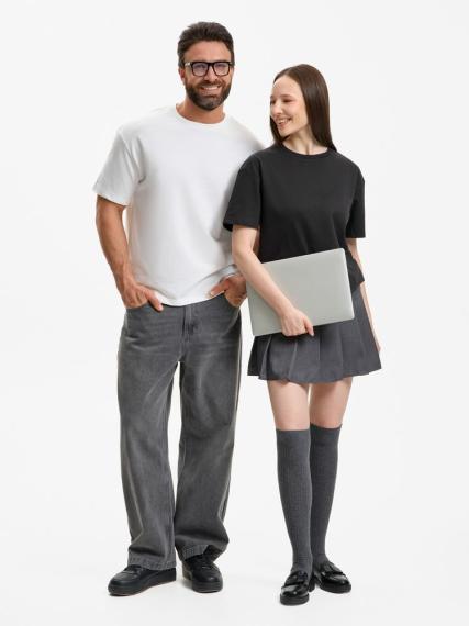 Футболка унисекс Durington, белая, размер M/L