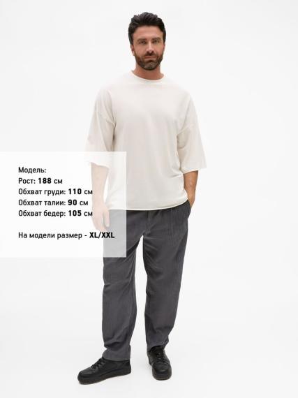 Футболка унисекс T1, молочно-белая, размер XS/S