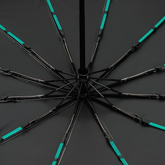 Зонт складной с УФ-защитой Ribstar, бежевый