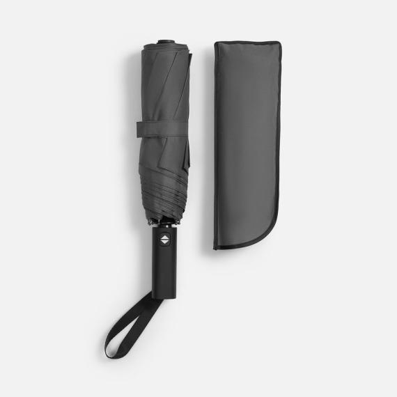 Зонт складной Smooth Move с плавным закрытием, серый