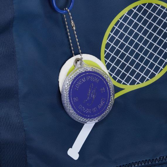 Пешеходный светоотражатель «Круг», белый