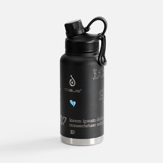 Термобутылка XL 2.0, черная