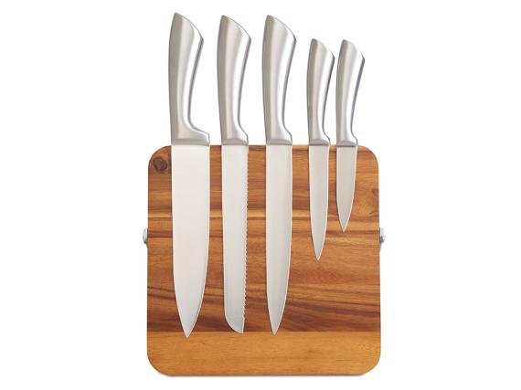 Набор ножей на магнитной подставке «Терон»