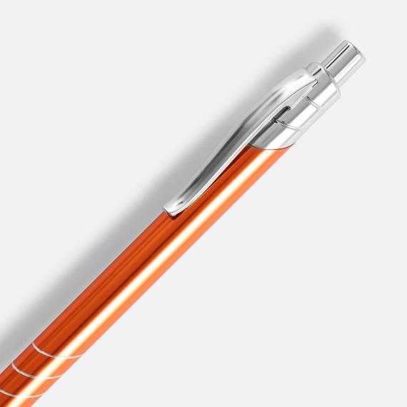 Ручка шариковая Underton Metallic, оранжевая