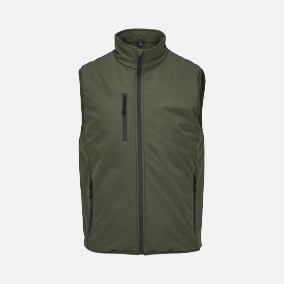 Жилет софтшелл унисекс Falcon BW, темный хаки