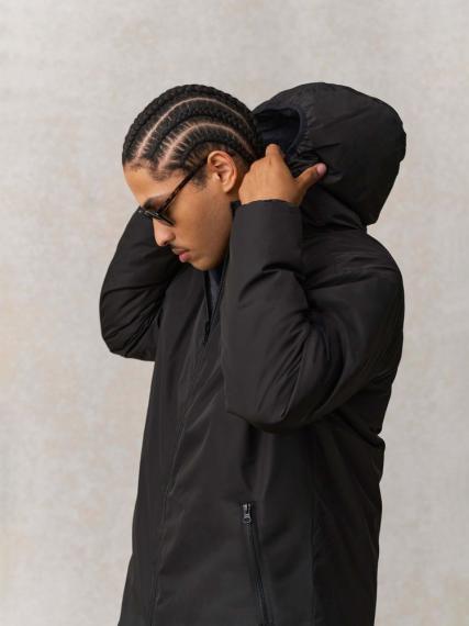 Куртка-парка унисекс Reverse, темно-синяя, размер XS