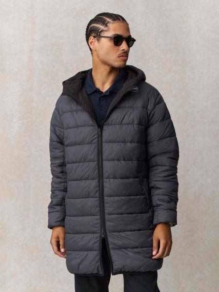 Куртка-парка унисекс Reverse, темно-синяя, размер XS