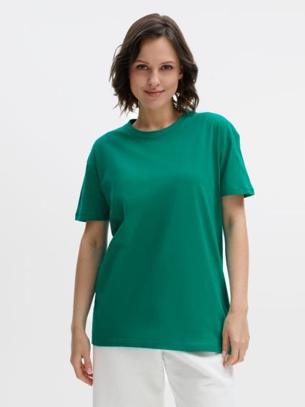 Футболка Regent 150 зеленая (изумрудная), размер XXL