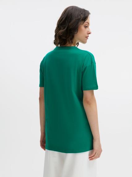 Футболка Regent 150 зеленая (изумрудная), размер XXL