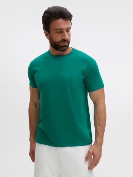 Футболка Regent 150 зеленая (изумрудная), размер XXL