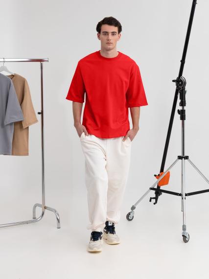 Футболка оверсайз унисекс Kosmos 2.0, красная (алая), размер XL/XXL