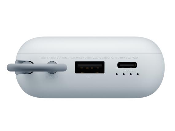 Внешний аккумулятор со встроенным кабелем Mi Power Bank (Integrated Cable), 10000 мАч