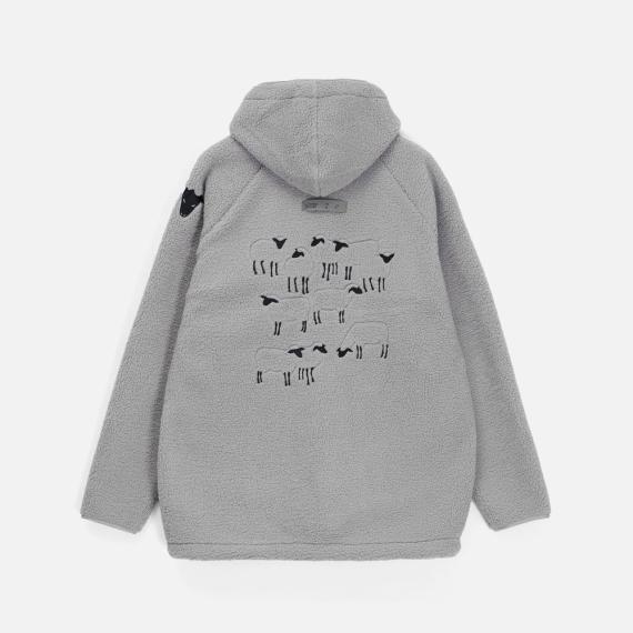 Анорак унисекс Oblako, светло-серый, размер ХL/ХХL